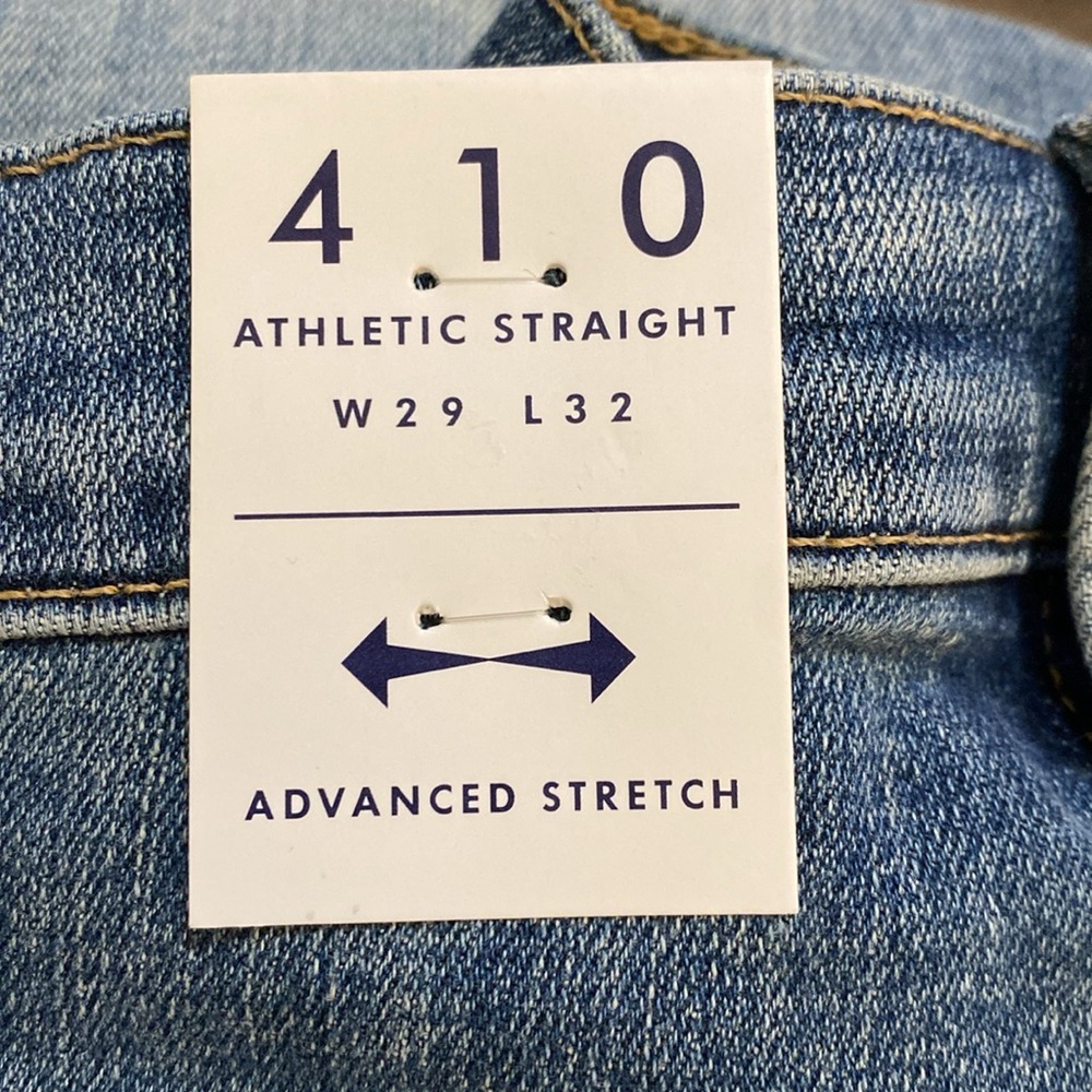 Men’s Lucky Brand 410 Athletic Straight Jeans 29W & 32L NWT - Picture 3 of 3